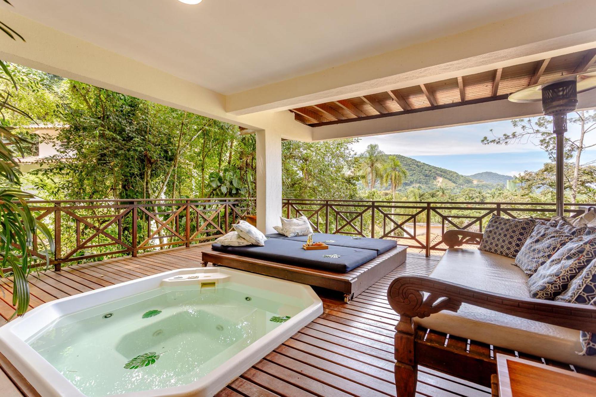 Casa Com Vista Incrivel E Jacuzzi | Brazilian Corner Villa Camburi  Eksteriør bilde